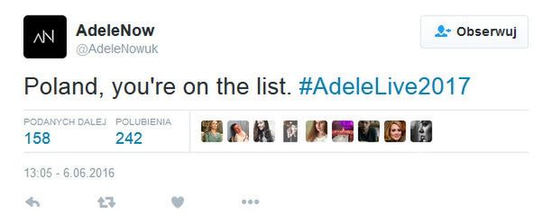 Adele (screen Twitter)