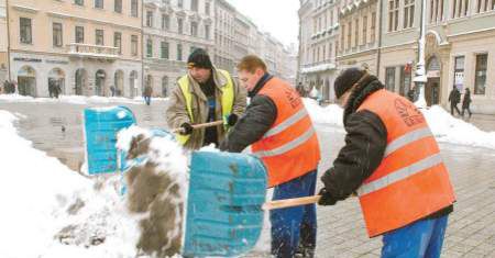 Kraków pokryła gruba warstwa śniegu