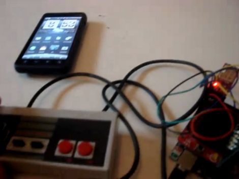 Pad od NES podłączony do HTC Evo [wideo]