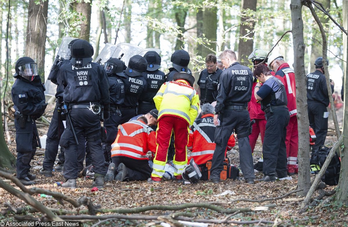 Śmierć dziennikarza pod Kolonią. Akcja policji w lesie Hambach