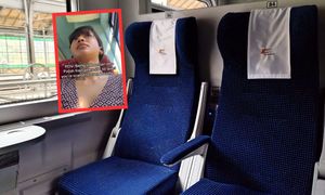 Indonezyjka w polskim pociągu. "Boisz się nawet oddychać"