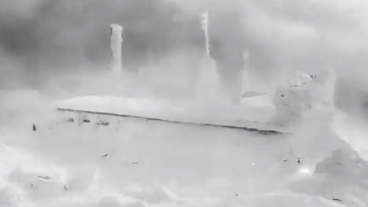 Nagranie ze stacji meteorologicznej obiegło sieć