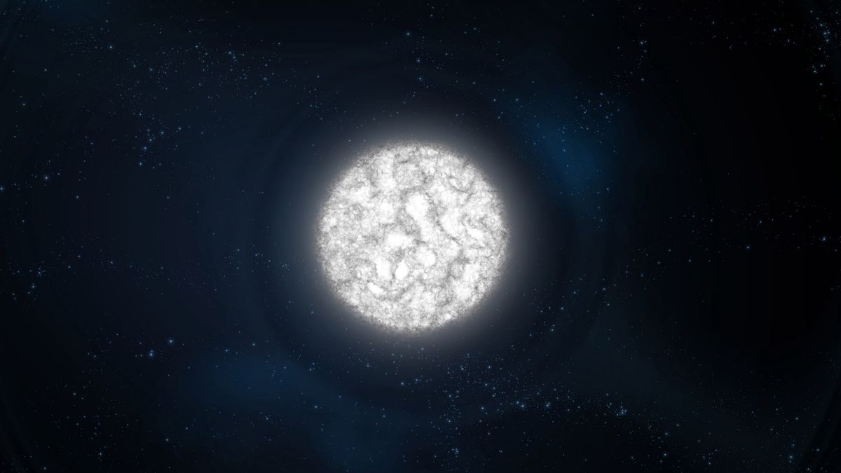 Biały karzeł (wyobrażenie artysty).