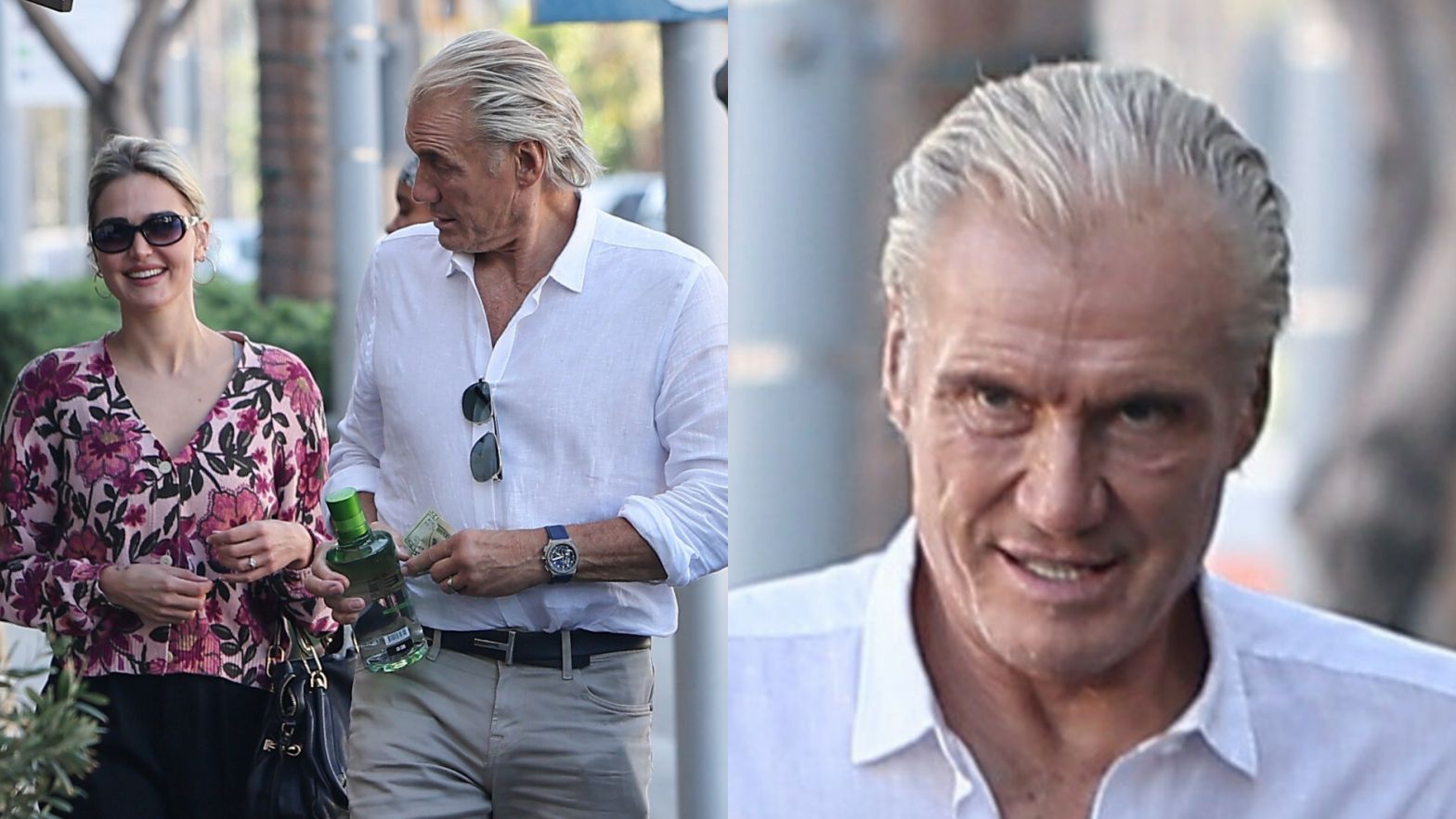Dolph Lundgren wybrał się na kolację z żoną