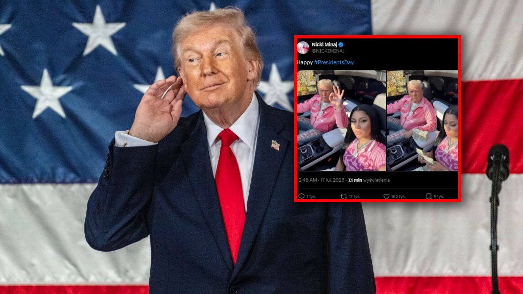 Donald Trump w samochodzie Nicki Minaj? To fake