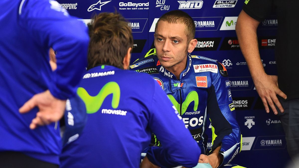 Zdjęcie okładkowe artykułu: Materiały prasowe / Michelin / Valentino Rossi w boksie
