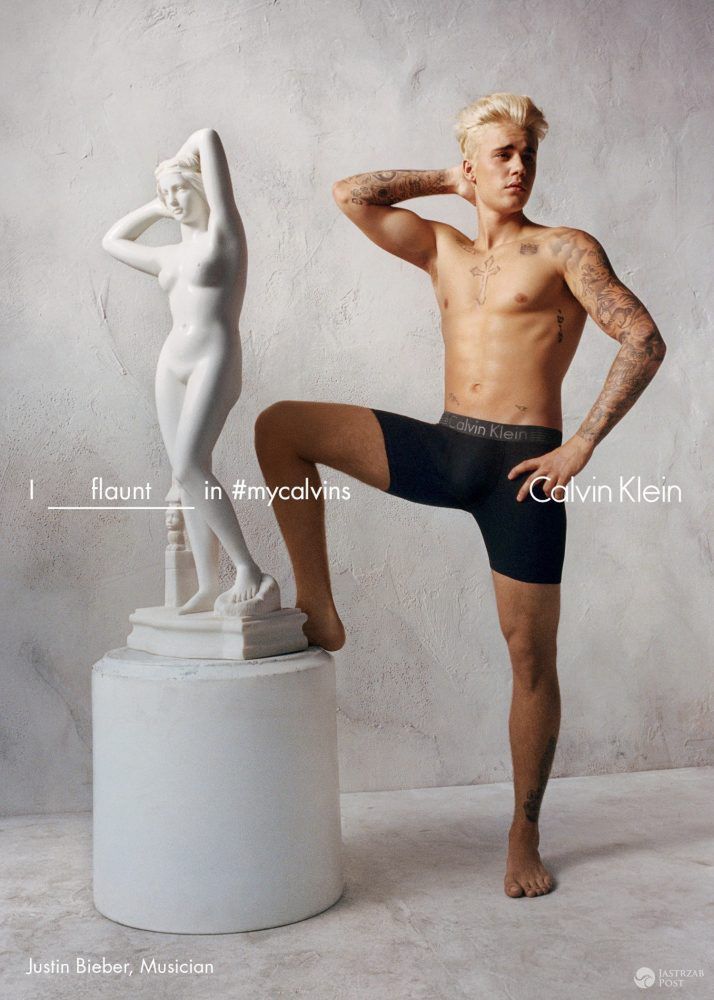 Justin Bieber, Calvin Klein wiosna 2016 (fot. Calvin Klein)