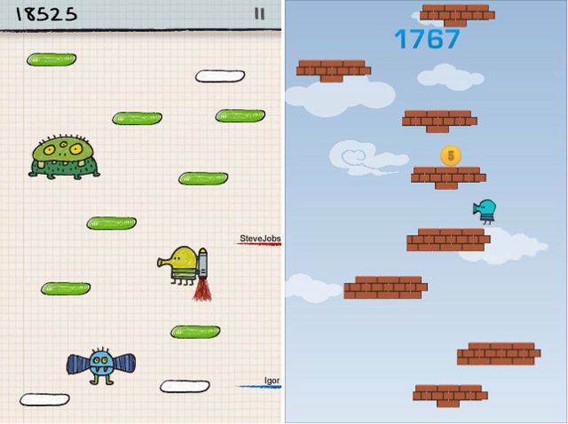 Podróbka Doodle Jump pojawiła się w App Store 2