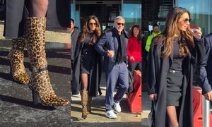 George Clooney i drapieżna Amal w kozakach w panterkę meldują się na igrzyskach (ZDJĘCIA)