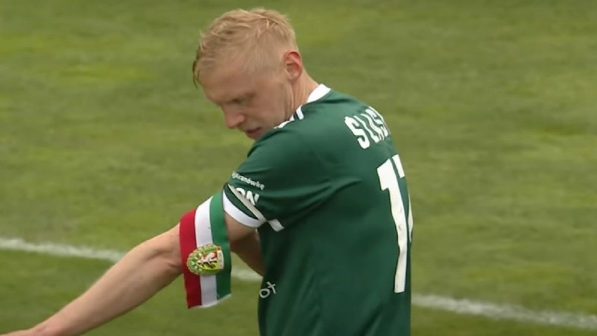 Mariusz Pawelec w meczu Śląska II Wrocław z Wigrami Suwałki