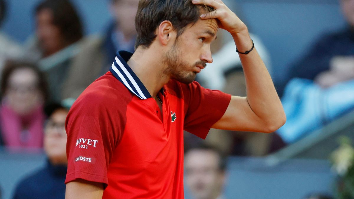 PAP/EPA / Juanjo Martin / Na zdjęciu: Danił Miedwiediew