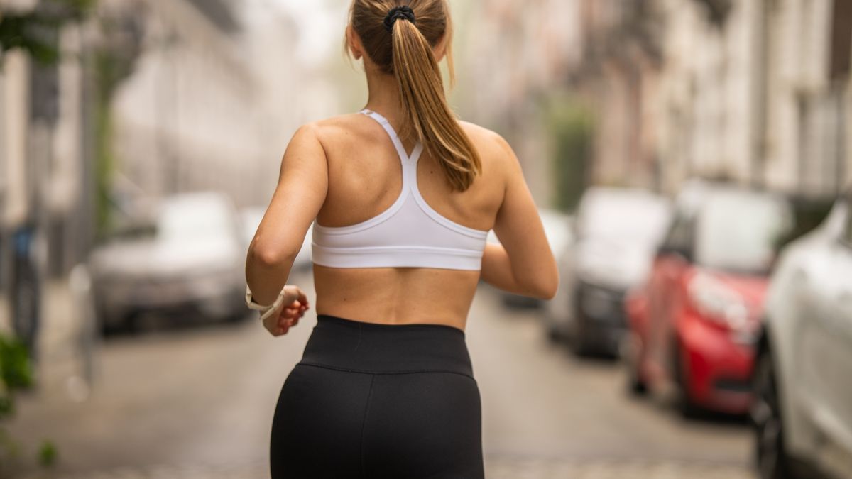 Jogging is part of her morning routine
Rear view shot of mid adult woman in sports clothing jogging  in the city in the morning
freemixer