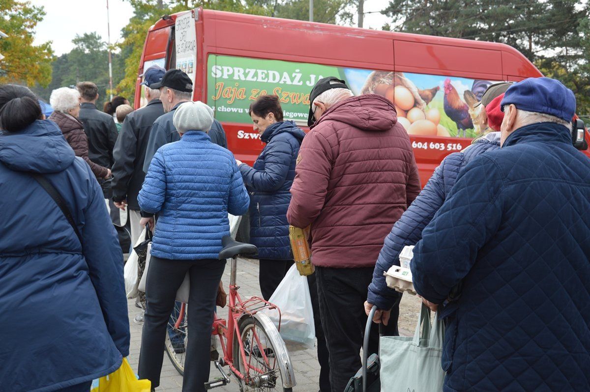 Jak zwykle dużym wzięciem cieszą się jajka ze Szwagrowa