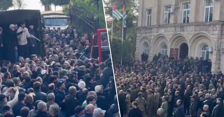 Prorosyjska Abchazja wrze. Sforsowali bramę. Trwają starcia