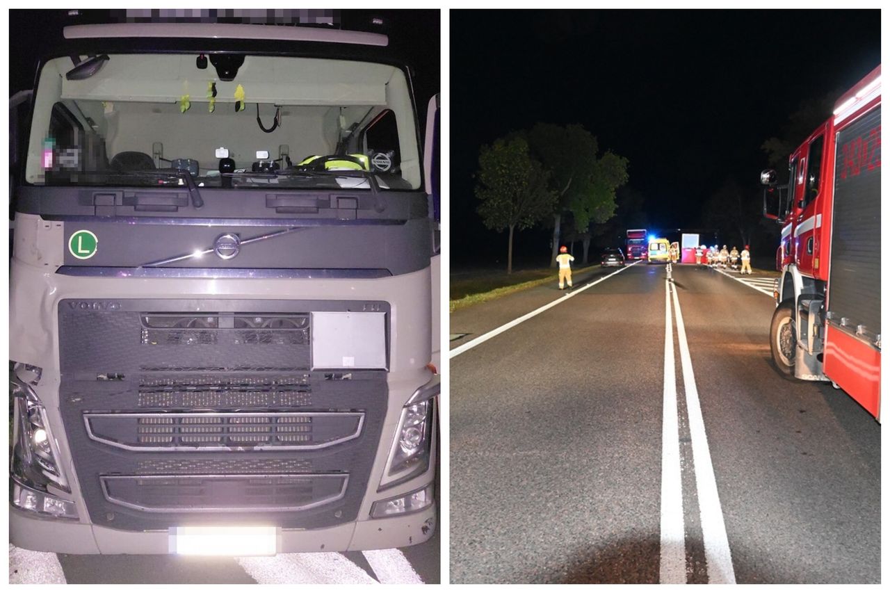 Tragiczny wypadek na DK-2. 23-latek zginął pod kołami ciężarówki