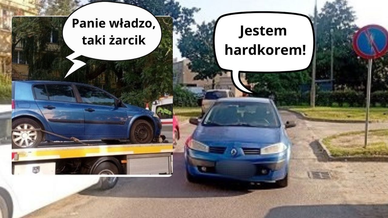 Auto tamowało ruch na ulicy Pszczelej!