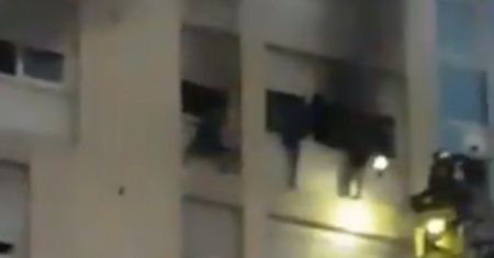 Pożar we Francji. Matka skoczyła z ósmego piętra z niemowlęciem na rękach