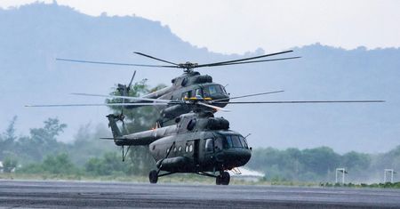 Dwóch nastolatków podpaliło helikopter w Rosji. "Ocalał" jedynie ogon