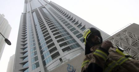 Pożar w Dubaju. Palił się jeden z najwyższych apartamentowców na świecie