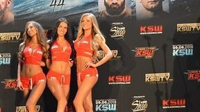 Ring girls podczas ceremonii ważenia KSW 44: The Game (galeria)