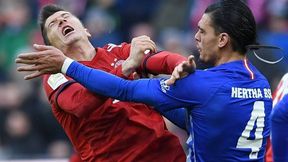 Piłkarz Herthy o Robercie Lewandowskim: Uderzył mnie specjalnie. Kłamie