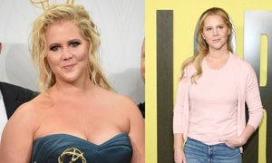 Uszczuplona o ponad 20 KILOGRAMÓW i męża Amy Schumer posyła nieśmiałe uśmiechy ze ścianki w Nowym Jorku (ZDJĘCIA)