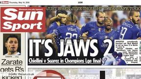 "Szczęki 2", czyli Suarez kontra Chiellini w finale Ligi Mistrzów