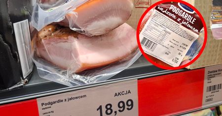 W Aldi trafiłem na podgardle wędzone z jałowcem. Wyglądało ładnie, ale skład mnie zniechęcił