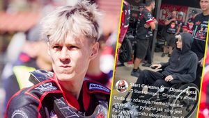 Żużel. Patryk Budniak pojawił się na stadionie w Gnieźnie. Nagranie chwyta za serce