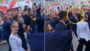 Nawrocki dobrze słyszał, co krzyknął tłum. Od razu zareagował