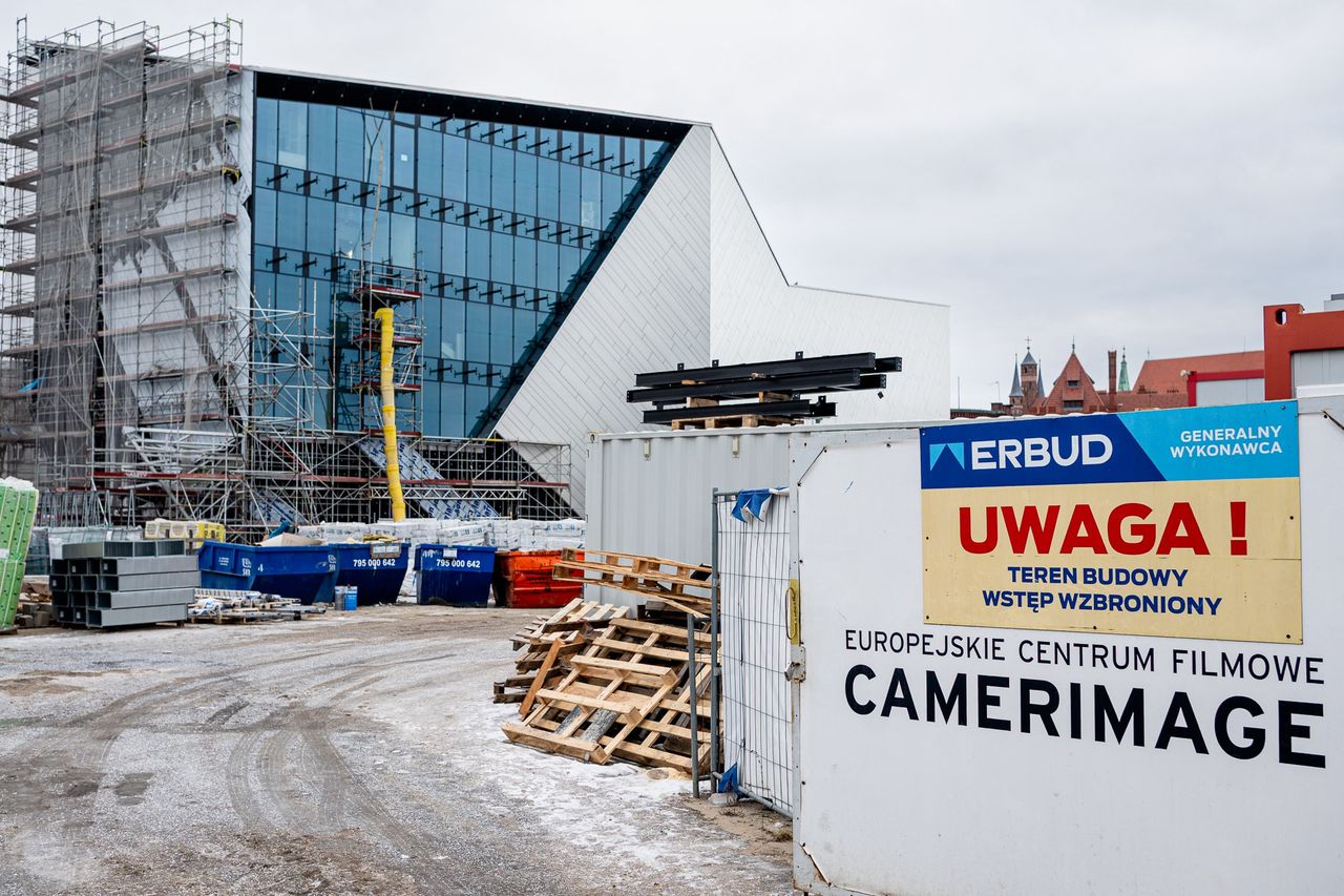 Na budowie studia filmowego ECF Camerimage