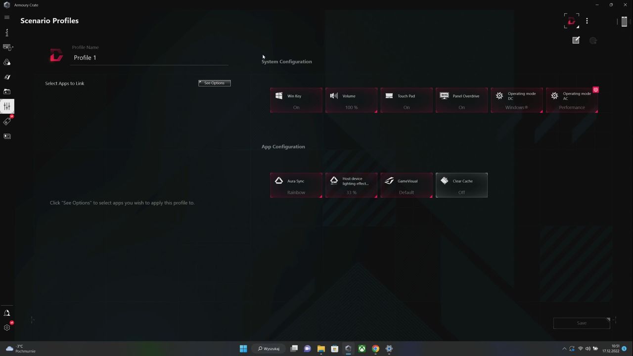 ASUS ROG STRIX SCAR 17 SE - Armoury Crate 6