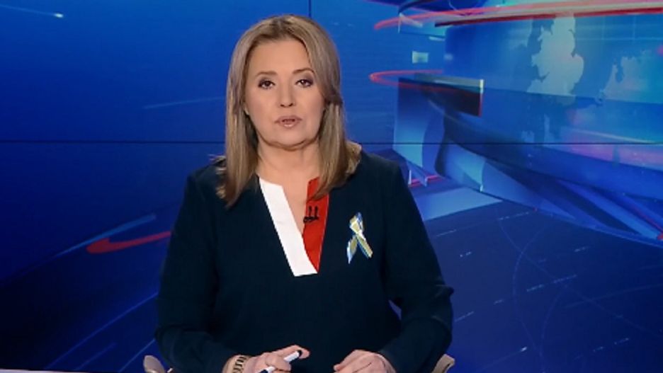 Środowe wydanie "Wiadomości" prowadziła Danuta Holecka