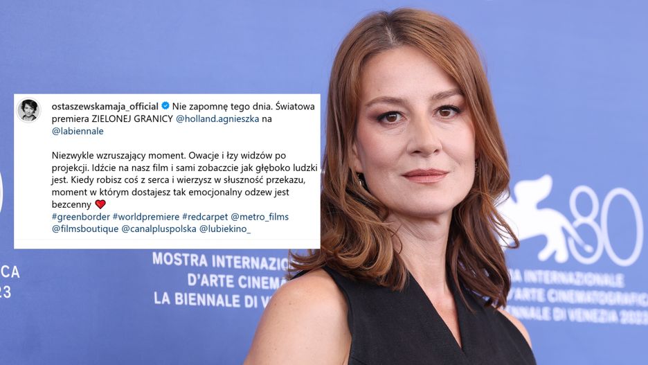 Maja Ostaszewska opowiedziała o reakcji weneckiej publiczności na "Zieloną granicę"