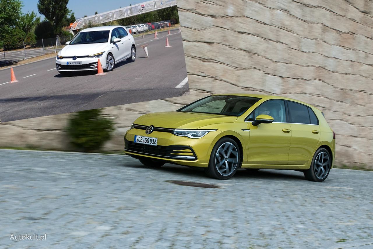 VW Golf 8 rozczarowuje w "teście łosia". Poprzednik radził sobie znacznie lepiej