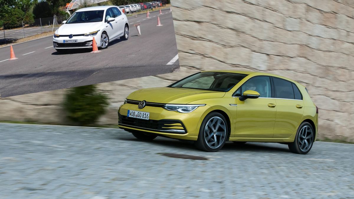 Ósma generacja Golfa w teście łosia poradziła sobie gorzej, niż poprzednik.