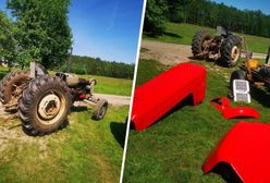 Ukradł ciągnik sąsiadowi. 26-latek nawet go przemalował