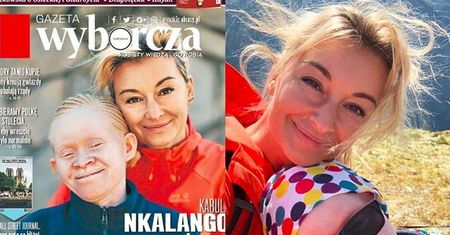 Wojciechowska pozuje z adoptowaną córką na okładce: "Maczetą odrąbali mi rękę. Ciało albinosa warte jest 75 TYSIĘCY dolarów"