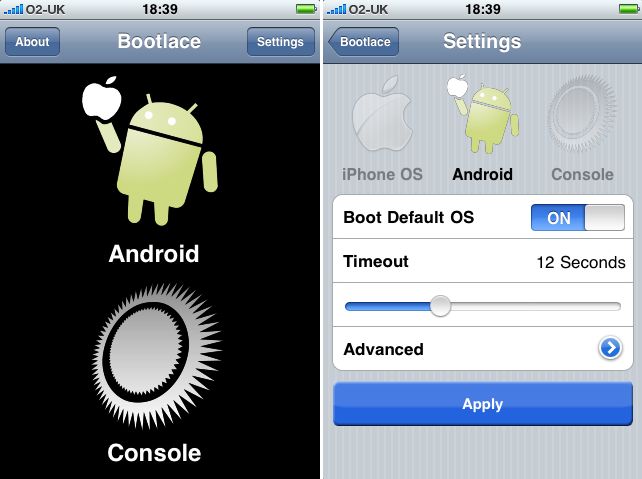 Bootlace - więcej opcji bootowania Androida na iPhoneOS