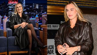 Aryna Sabalenka wyłania się ze studia telewizyjnego, szpanując zegarkiem za 1,2 MILIONA złotych. Look godny pierwszej rakiety świata? (ZDJĘCIA)