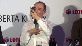 "Kubica show" podczas konferencji prasowej