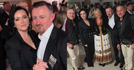 Iza Małysz w towarzystwie Adama ZADAJE SZYKU na charytatywnym balu braci Golec w czarnym zestawie (WIDEO)