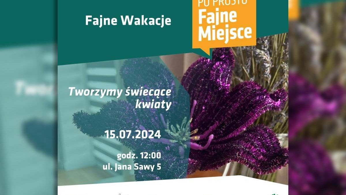 grafika tworzymy świecące kwiaty