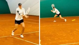 Nagranie trafiło do sieci. Tak formę szlifuje Iga Świątek