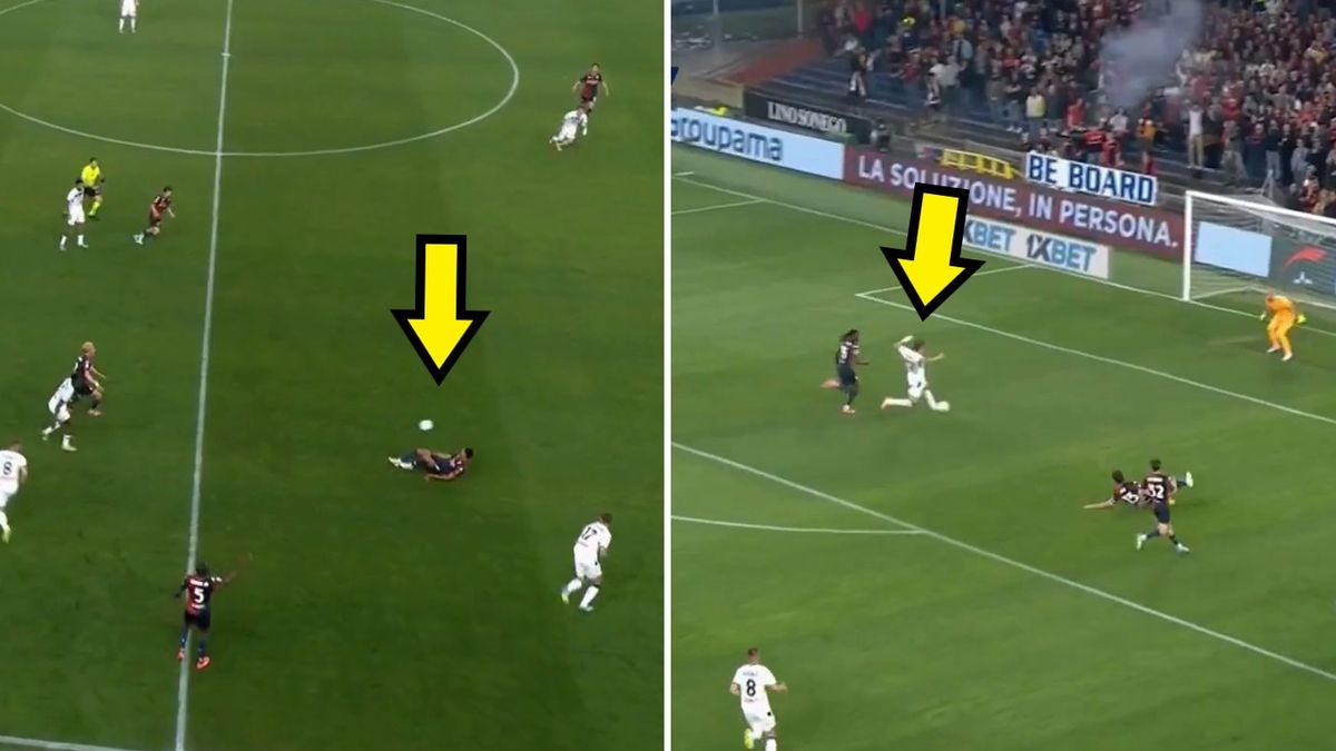 Twitter / Eleven Sports / Gol dla Atalanty padł w kontrowersyjnych okolicznościach