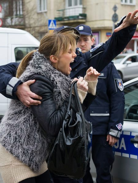 Straciła nad sobą panowanie