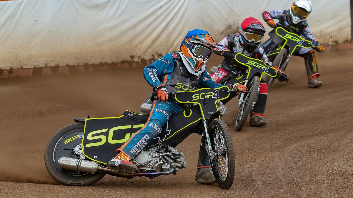 WP SportoweFakty / Michał Krupa / Na zdjęciu: Elias Jamil na prowadzeniu w zawodach SGP4