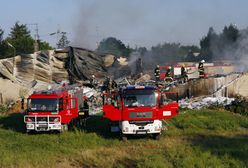 Niebezpieczny pożar w rozlewni rozpuszczalników w Łodzi