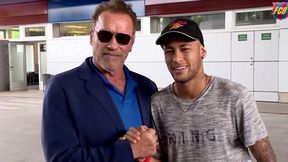 Arnold Schwarzenegger odwiedził piłkarzy FC Barcelona