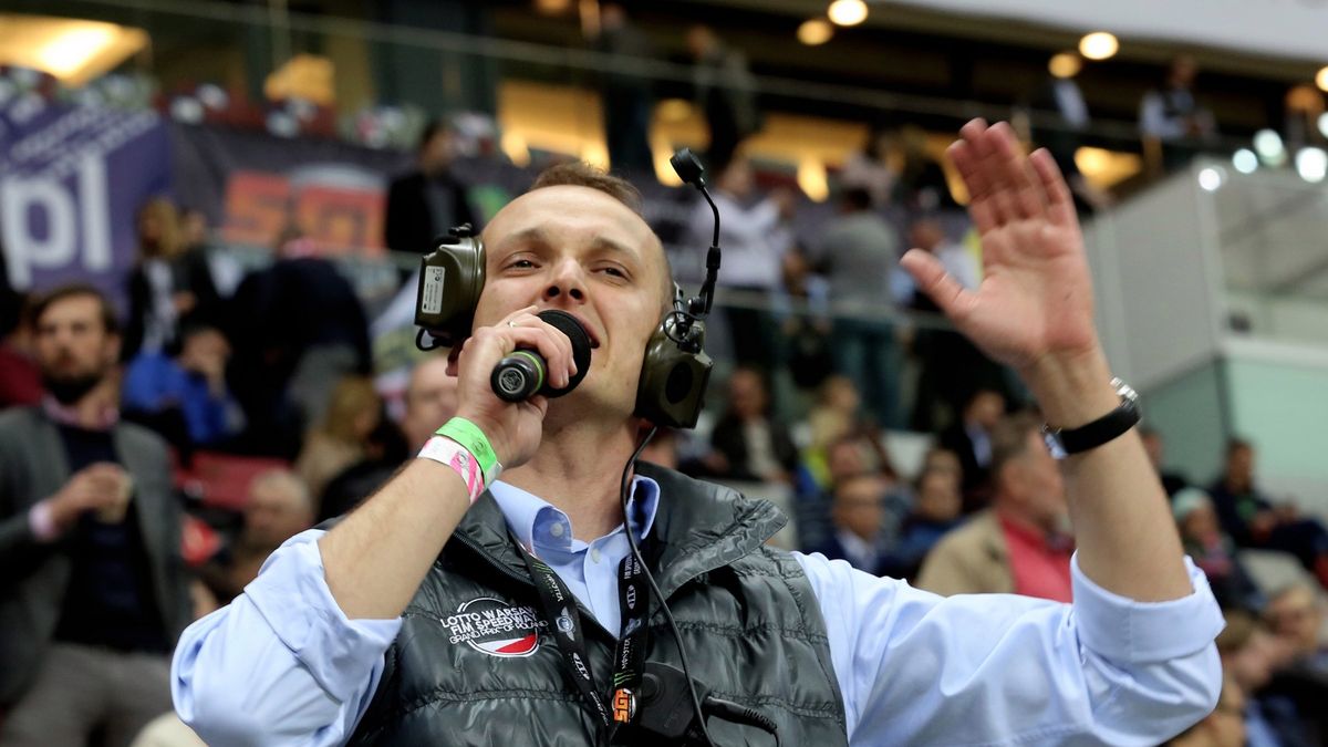 WP SportoweFakty / Łukasz Trzeszczkowski / Na zdjęciu: Michał Korościel w trakcie Grand Prix na PGE Narodowym.